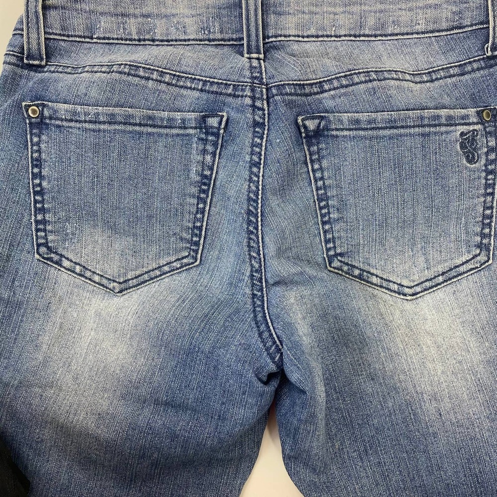 Jessica Simpson Forever Jeans Low Rise Skinny Denim Blue Womens sz 26 Light Wash - Picture 6 of 10